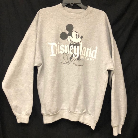 grey disneyland sweatshirt